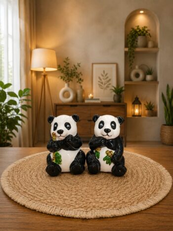 Cute Panda Salt & Pepper Shaker Set