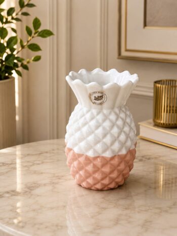 Elegant Pineapple Ceramic Flower Vase