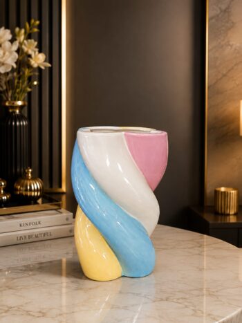 Premium Twisted Ceramic Vase