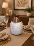 Elegant Speckled Ceramic Vase